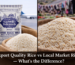 export quality rice vs local market rice comparison arham rice mill basmati rice