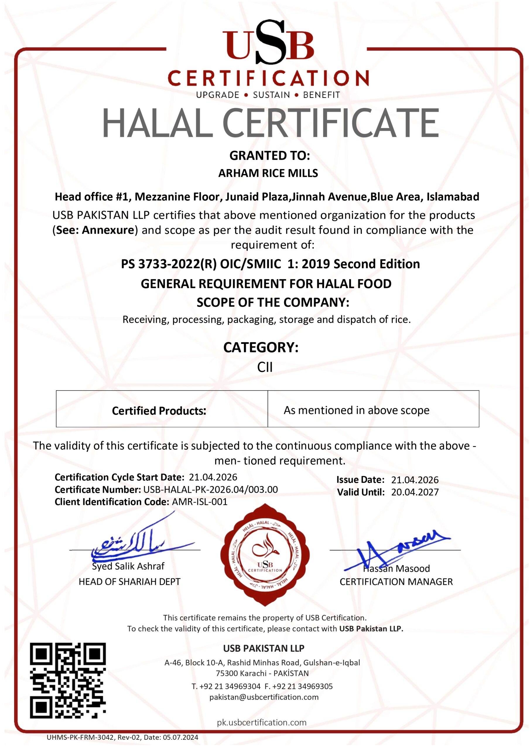 ARHAM RICE MILLS HALAL CERTIFICATE 2026 (2)_page-0001